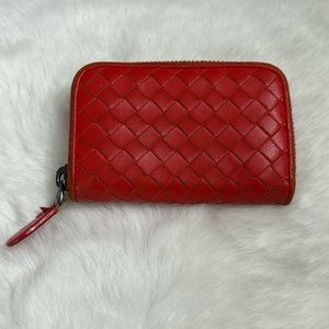 Bottega Veneta mini zip card holder